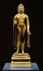 Bouddha Sakyamuni / Sculpture, 7e s.
