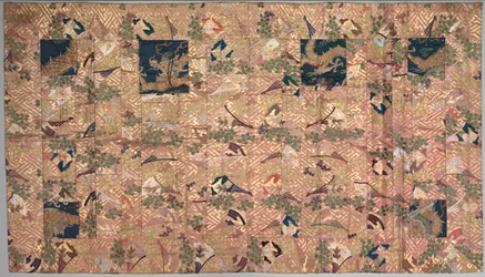 Robe et ceinture de prêtre bouddhiste, 1800s