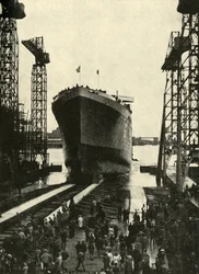 Construit dans un chantier naval de Belfast - Le lancement de l