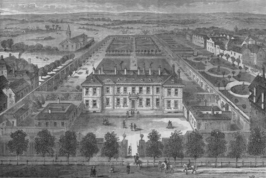 Burlington House, Westminster, Londres, vers 1700, c1875 1878