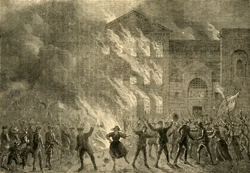 Incendie de Newgate, 1780, vers 1872