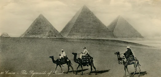 Le Caire : Les Pyramides de Gizeh, vers 1918-1939