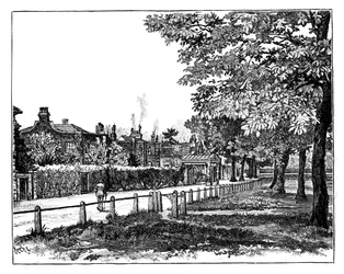 Cambridge Cottage, Kew, Londres, 19ème siècle