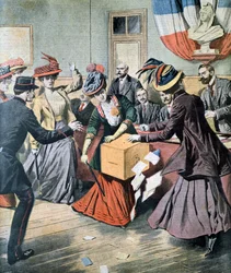 Campagne pour le suffrage des femmes en Belgique, 1908