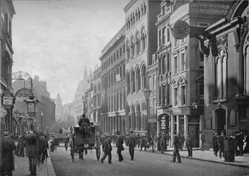 Cannon Street, vue vers l