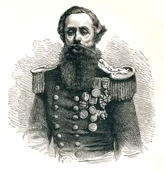 Capitaine Cowper Phipps Coles, 1819-1870, capitaine de marine et inventeur anglais, 1893