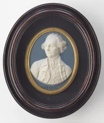 Médaillon portrait de Wedgwood du capitaine James Cook, vers 1776