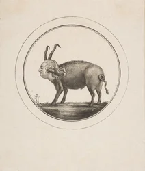 Caricature montrant Louis XVI en bélier