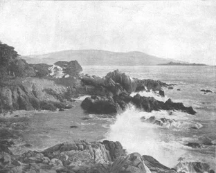 Baie de Carmel, Californie, États-Unis, vers 1900