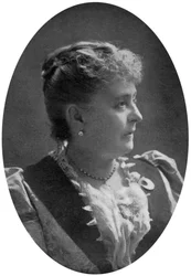 Caroline Lavinia Scott Harrison, épouse du président Benjamin Harrison, fin 19ème siècle, 1908