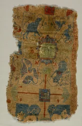 Fragment de tapis, c. 1400s