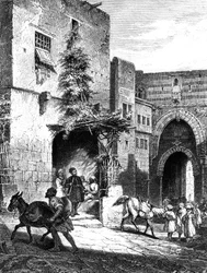 Porter des mamelouks, dans la citadelle du Caire, 1880