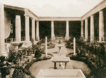 Casa dei Vettii, Pompéi, Italie, vers 1900