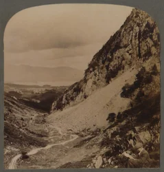 Château Craig et la belle vallée de Borrowdale, Lake District, Angleterre, 1903