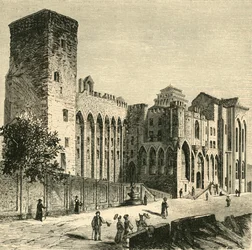 Château des Papes, Avignon, 1890