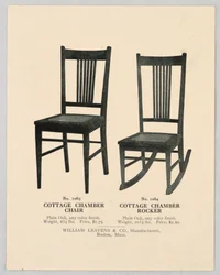 Illustration de catalogue, Conceptions pour chaises, 1904-1905
