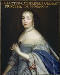 Catherine Charlotte de Gramont 1638-1678, Princesse de Monaco et Duchesse de Valentinois, vers 1665