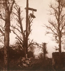 Cimetière à Arras, nord de la France, vers 1914-1918