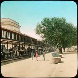 Chandni Chowk, Delhi, Inde, fin du XIXe ou début du XXe siècle