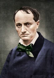 Charles Baudelaire, poète, critique et traducteur français influent, milieu du 19e siècle