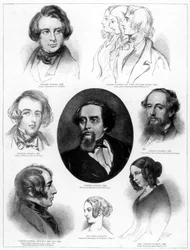Charles Dickens 1812-1870, romancier anglais, 1892