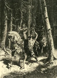 Charles VI dans la Forêt du Mans, 1392, 1890