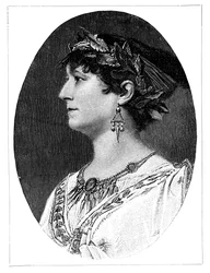 Charlotte Wolter, actrice autrichienne du 19e siècle, 1900