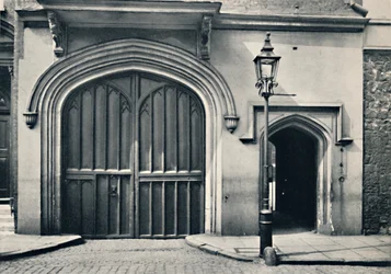 Chartreuse. Extérieur de la porte d