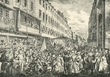 Cheapside le jour du Lord Maire, 1761, 1925