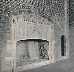 Cheminée au château de Tattershall, Lincolnshire