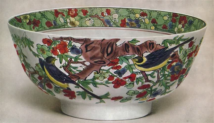 Bol en porcelaine chinoise. Famille Verte. Période de Kangxi, 1662-1722, 1928