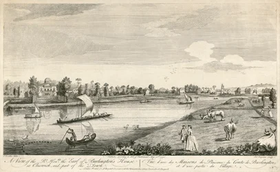 Chiswick House, Londres, 1750