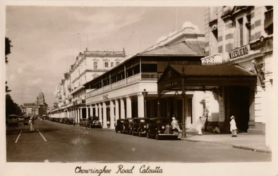 Chowringhee Road, Calcutta, vers 1940