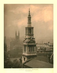 Église du Christ, Newgate, Le Clocher, milieu-fin du 19e siècle