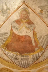 Christ Pantocrator (en gloire). Basilique de Paray le Monial Paray le Monial France