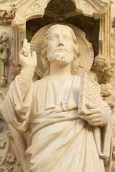 Christ. Cathédrale Saint-Étienne, Bourges, France
