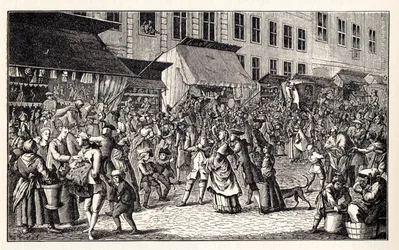 Marché de Noël à Berlin, 1776