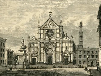 Église de Santa Croce, Florence, 1890