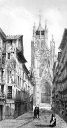 Église Saint-Maclou, Rouen, France, 19e siècle