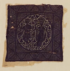 Fragment de tissu avec Vénus et Énée