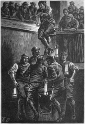 Accident minier, Seaham Colliery, County Durham, 1880 vers 1895