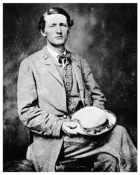 Colonel John Singleton Mosby, soldat confédéré américain, années 1860
