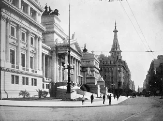 Salle du Congrès et Avenida Callao, Buenos Aires, Argentine