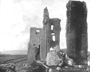 Château de Corfe, Dorset, 1894