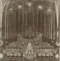 Couronnement de la tsarine Élisabeth, Moscou, avril 25, 1742.