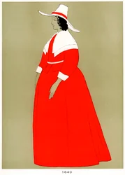 Costume de 1640, début à milieu du 20ème siècle