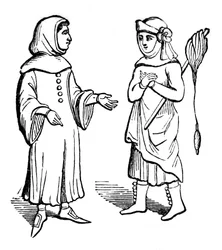 Costume de la communauté, 14ème siècle, 1910