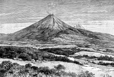 Volcan Cotopaxi, Équateur, 1895