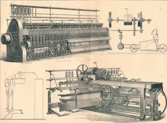 Filature de coton, XIXe siècle
