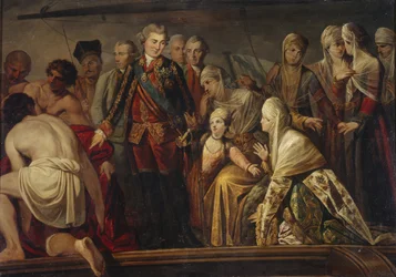 Comte Alexey Grigoryevich Orlov après la victoire de Chesma, seconde moitié du XVIIIe siècle